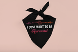 "I JUST WANT TO BE APPRECIATED” TikTok shirt for pet lovers and optional matching Pet Bandana