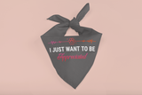 "I JUST WANT TO BE APPRECIATED” TikTok shirt for pet lovers and optional matching Pet Bandana