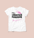 LOGISTICS MANAGER Short-Sleeve Unisex T-Shirt (Logistics industry)