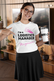 LOGISTICS MANAGER Short-Sleeve Unisex T-Shirt (Logistics industry)