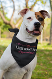 "I JUST WANT TO BE APPRECIATED” TikTok shirt for pet lovers and optional matching Pet Bandana