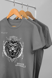 “Brave Animals” men’s animal t-shirt