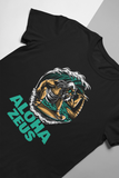 “Aloha Zeus” men’s surfer dude t-shirt