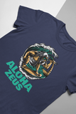 “Aloha Zeus” men’s surfer dude t-shirt