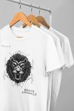 “Brave Animals” men’s animal t-shirt