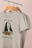 "We go together like cafe con leche” women's t-shirt Latina pride heritage