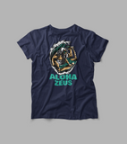 “Aloha Zeus” men’s surfer dude t-shirt