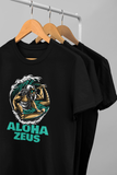 “Aloha Zeus” men’s surfer dude t-shirt