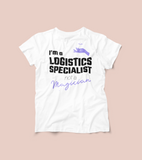 LOGISTICS SPECIALIST Short-Sleeve Unisex T-Shirt (Logistics industry)