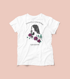 "Latinas do everything, Con ganas” women's t-shirt