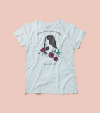 "Latinas do everything, Con ganas” women's t-shirt