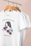 "Latinas do everything, Con ganas” women's t-shirt