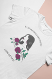 "Latinas do everything, Con ganas” women's t-shirt