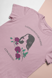 "Latinas do everything, Con ganas” women's t-shirt