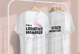 LOGISTICS MANAGER Short-Sleeve Unisex T-Shirt (Logistics industry)
